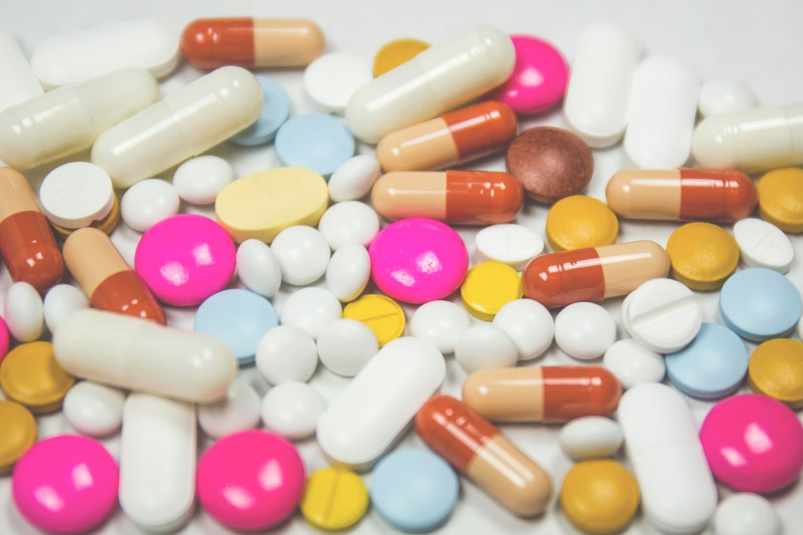 A colourful assortment of medicine capsules