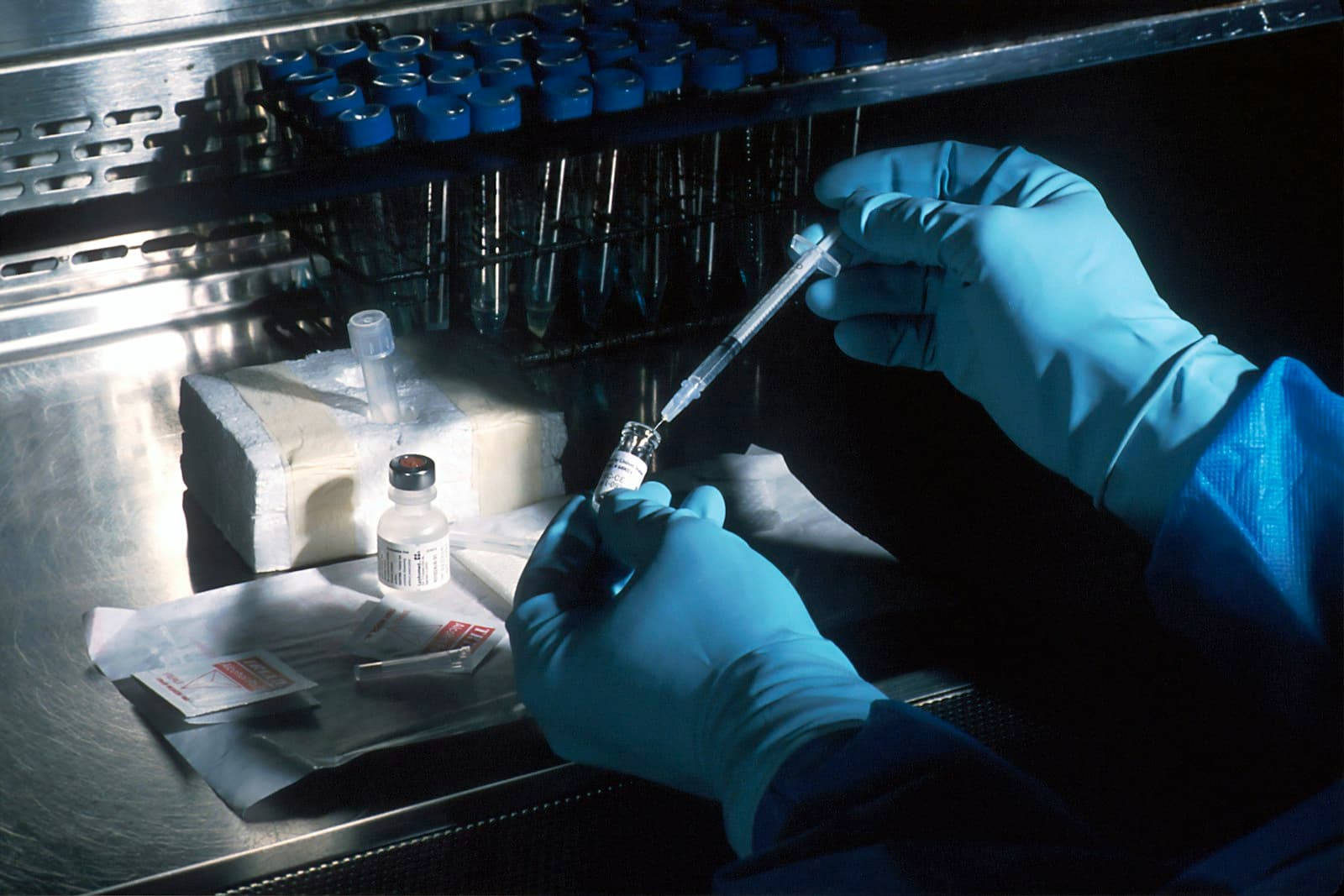 Careful preparation of a medicine under controlled conditions